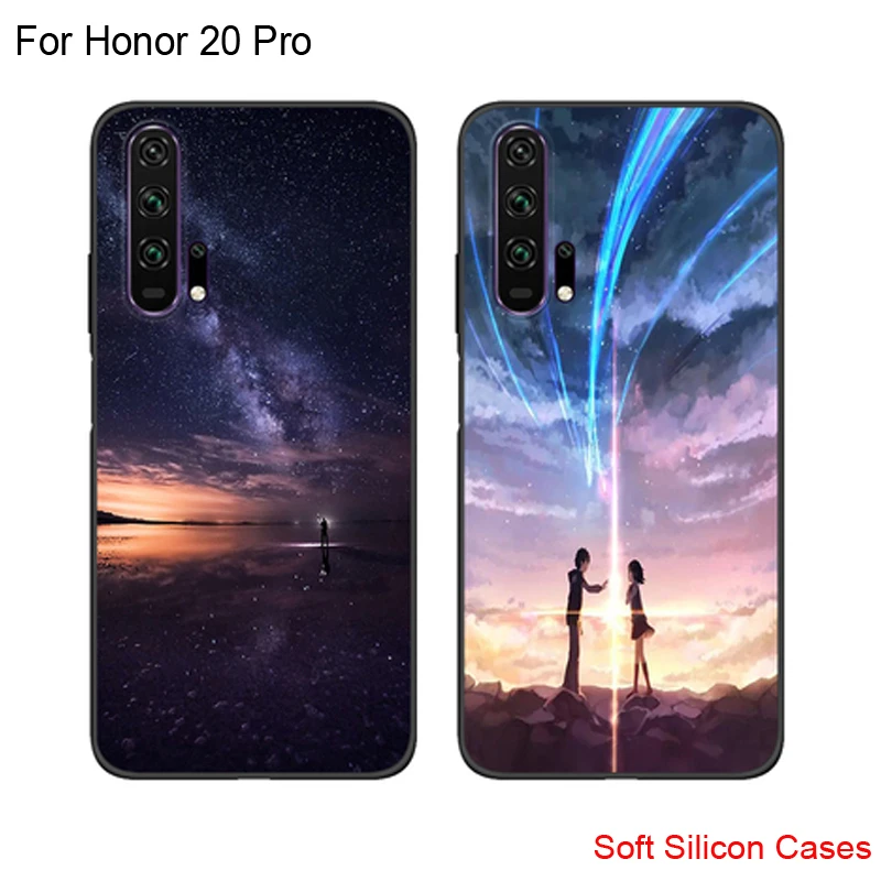 

Casing For Huawei Honor 20 Pro Silicone Soft Shell Back Cover For Huawei Honor 20 Pro Starry Patterned Phone Cases