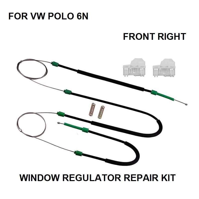 Window Regulator Front Right Fits VW New Beetle 1.6