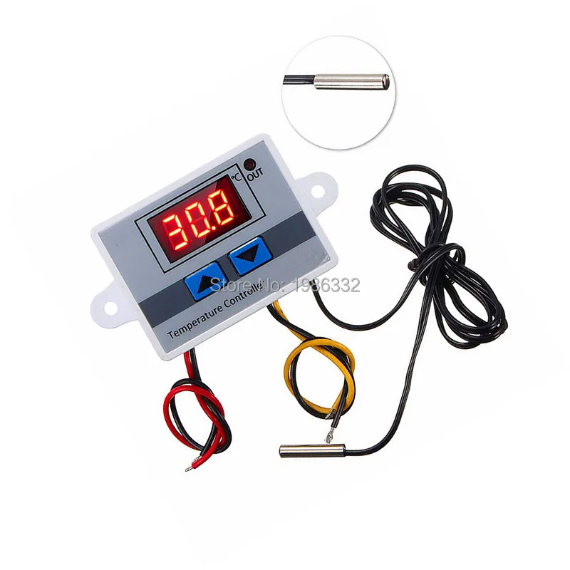 

WS16 12V Digital Control Temperature Controller 10A Microcomputer Thermostat Relay Cooling Heating Aquarium Switch