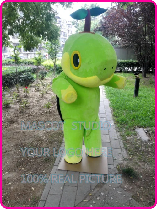 Cartoon Go Mascot Costume Turtwig Custom Fancy Costume Anime Cosplay Kit Mascotte Fancy Dress Costume Di Carnevale 41269