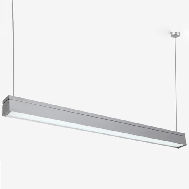 Aluminum Led Pendant Light Rectangular L120cm Lamp Modern Aluminum Led Pendant Light Rectangular L120cm Lamp Modern Strip Office Home Lighting Square Fluorescent
