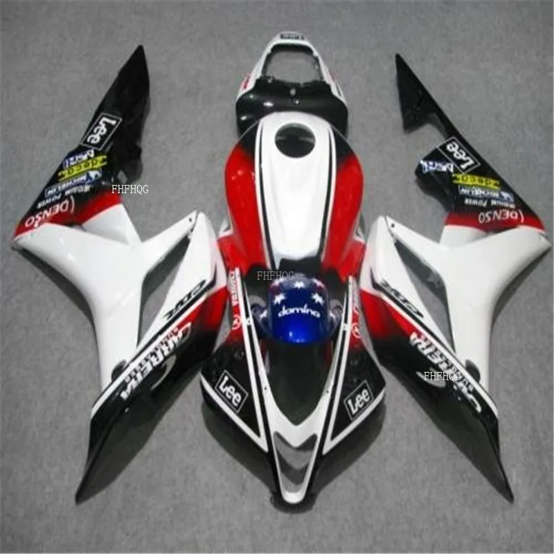 

High Quality Body Kit for Honda CBR600RR F5 2007 2008 07 08 ABS Plastic Injection Body Fairing Motorcycle White Red Carrera Lee
