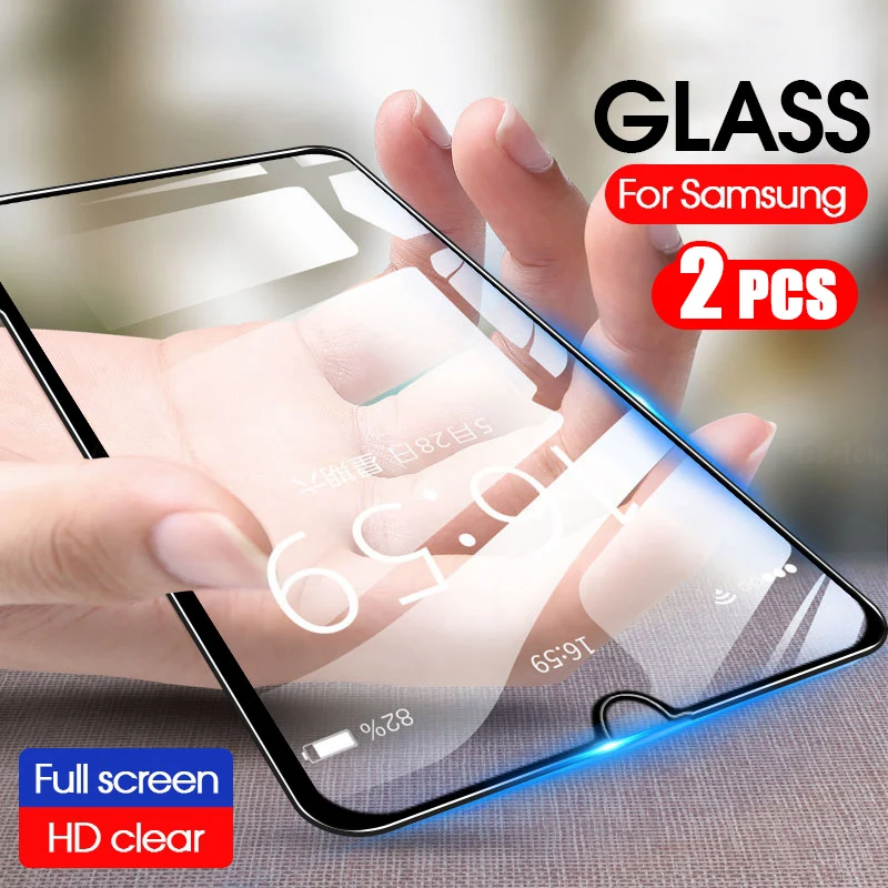 

2PCS Tempered Glass For Samsung Galaxy A30 A40 A50 Protective Glass For Samsung A50 A30 A40 Screen Protector Safety Cover Film