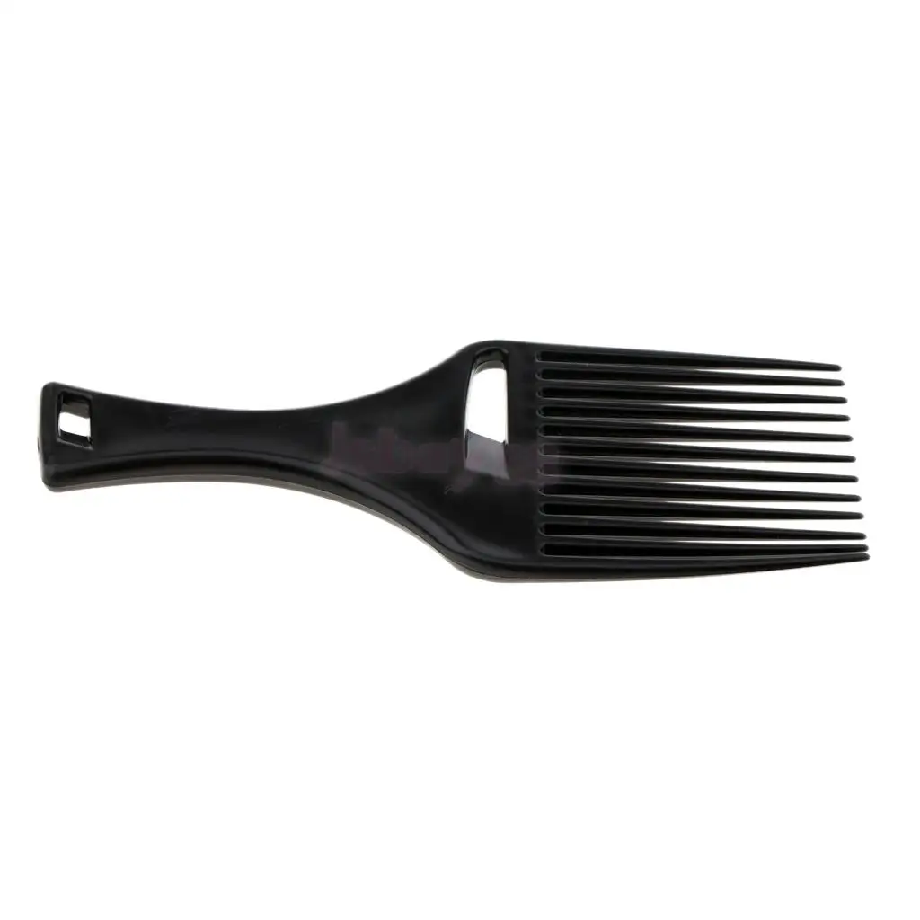 Handheld Afro Hair Pick Lift Comb Wide Long Tooth Curly Hair Comb Mens Oily Hair