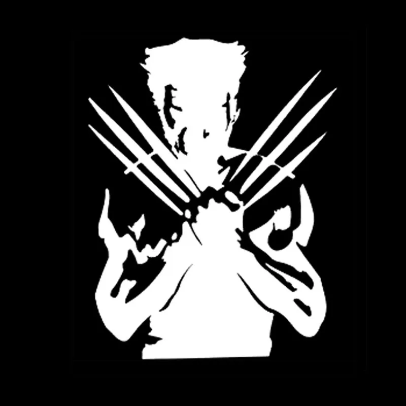 wolf x men funny wolverine wolf cartoon car styling vinyl car