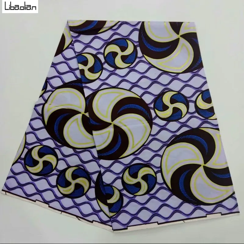 

Mosaic gold fabrics Ankara African pure wax hollandais 2018 high quality guinea brocade fabric for women 6yards a88-19