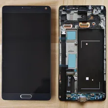 Original Super AMOLED For SAMSUNG GALAXY Note 4 LCD Display Touch Screen Assembly Digitizer Frame For GALAXY Note 4 N910A N910F Original Super AMOLED For SAMSUNG GALAXY Note 4 LCD Display Touch Screen Assembly Digitizer Frame For GALAXY Note 4 N910A N910F