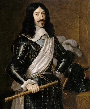 

wholesale oil painting # Good quality art # French Bourbon Louiss XIII King portrait OIL painting ON CANVAS-30 inches