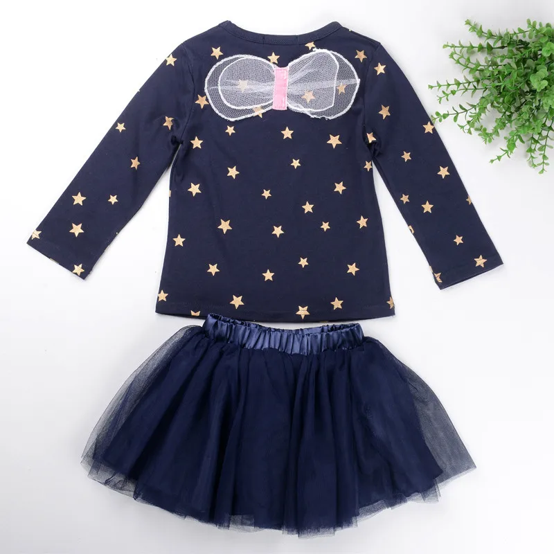 Girls-2-Pcs-Set-Blue-Layered-Tutu-Dress-Sets-Clothing-Sets-cartoon-clothing-girls-Baby-girls (2)