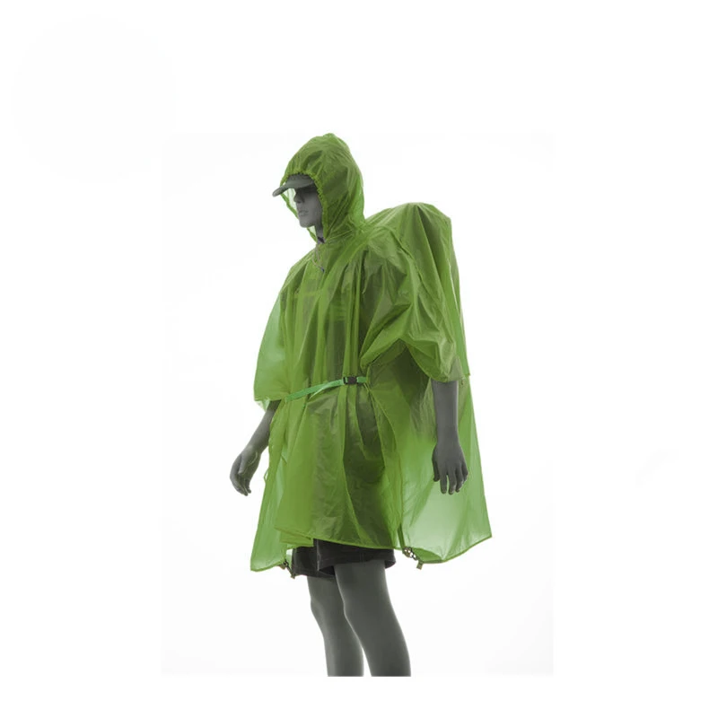 Toldo de Lona de Acampamento Capa de Chuva ao ar Creed Única Pessoa Ultraleve Flame’s Caminhadas Ciclismo Livre Sol Abrigo 15d Silicone Verde 223g