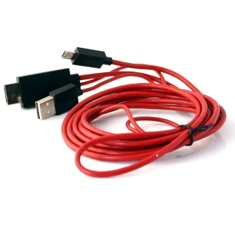 Exquizon HDMI кабель Micro USB 11 булавки к HDTV адаптер для Samsung Galaxy Note 3 S4 S3 AV видео линии