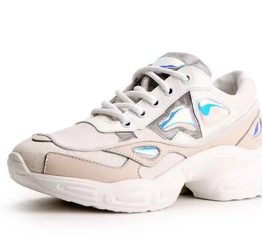 

2018 autumn new women's shoes Korean version mesh breathable old shoes