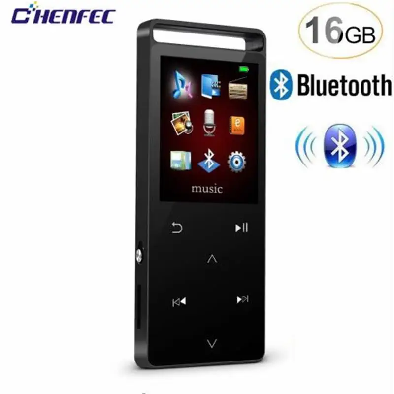 MP3 музыкальный плеер с Bluetooth 4 0 металлический корпус сенсорная кнопка портативный