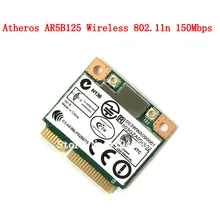 Ноутбук Wlan адаптер Atheros AR5B125 беспроводной 802.11n 150 Мбит/с Wifi Половина мини PCI-E карта