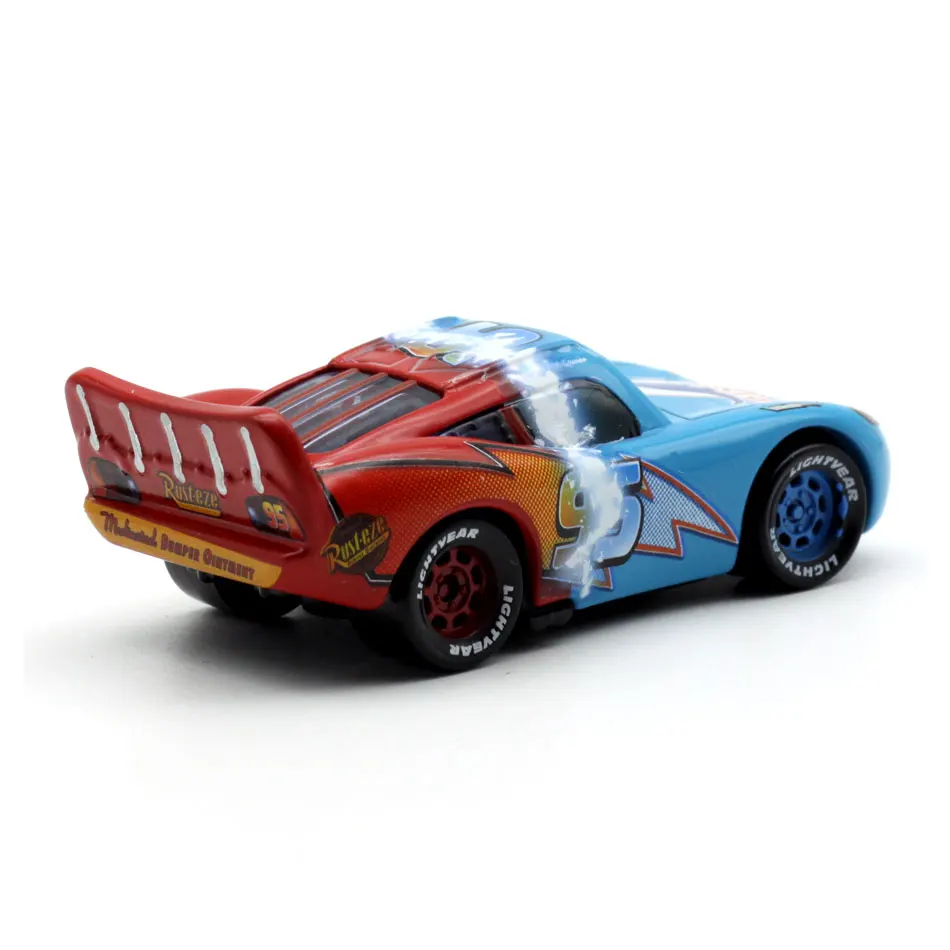 Disney Pixar Racing Cars 2 3 игрушки двойной цвет Lightnig McQueen Mater Ramirez 1:55 литье под давлением металлические игрушки из сплава модель фигурки мальчиков