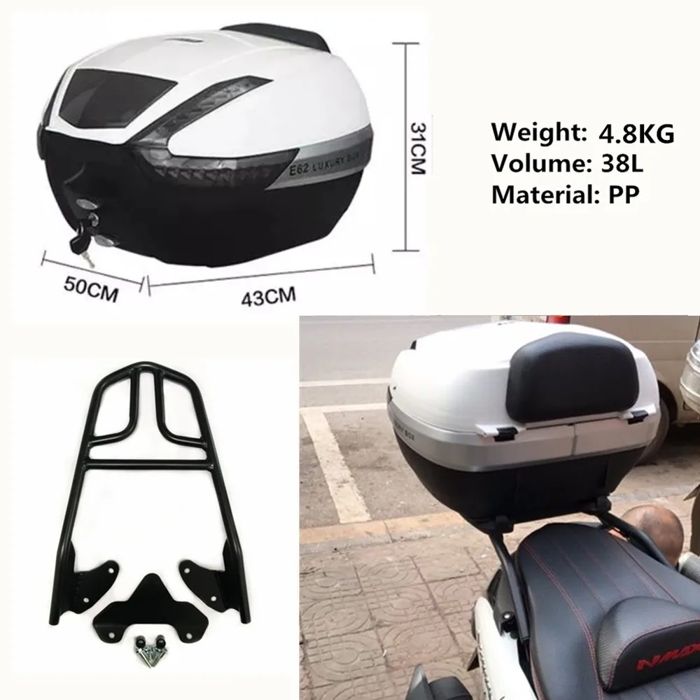 

Motorcycle parts Rear Bracket Carrier Tail rack Rear tailbox top box luggage rack bracket For Yamaha Nmax 155 Nmax155 nmax 125