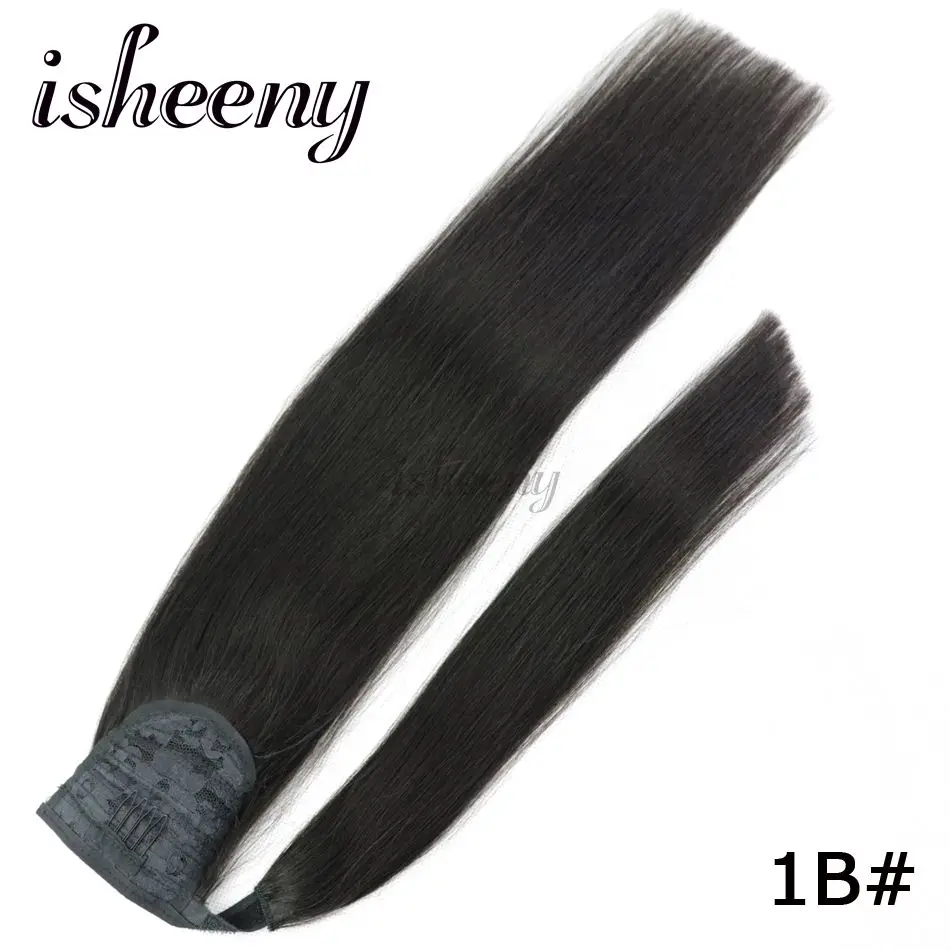 Isheeny, 14 дюймов, 18 дюймов, 22 дюйма, накладные волосы на заколках, натуральные бразильские волосы Remy для наращивания, черные женские модные стильные волосы