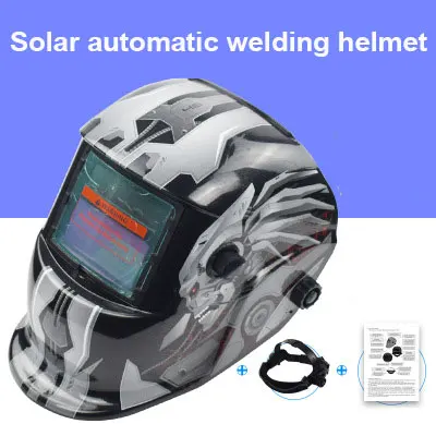 

Robot Warrior Head wareing solar automatic welding mask, welder, argon arc welding, adjustable welding cap