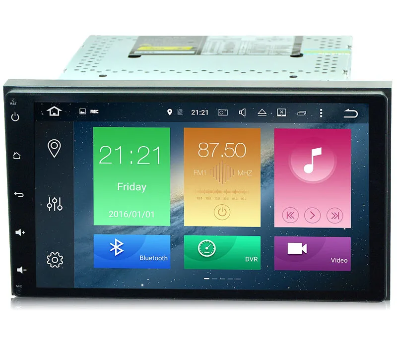 Android 6.0 Car GPS Navigation System DVD Player Auto Radio Audio Video