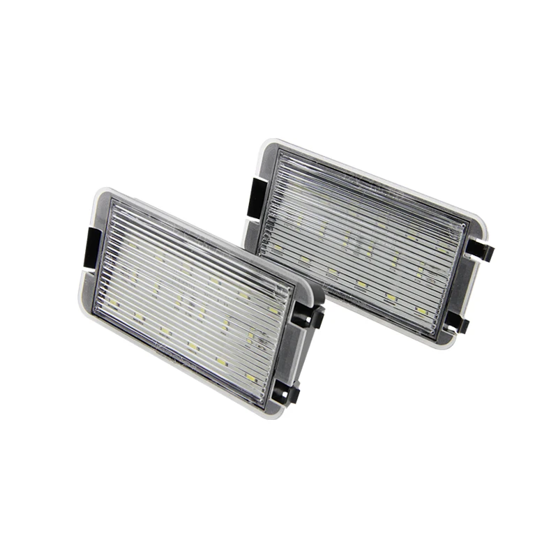 2x 18SMD светодиодный фонарь освещения номерного знака для 99-05 Seat Leon 1 M 04-09 Altea Arosa Cordoba MK1 MK2 Ibiza Толедо 5 P Авто-Стайлинг