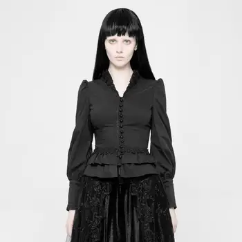 

Punk Rave Women's Vintage Goth Blouse WY-889CCF