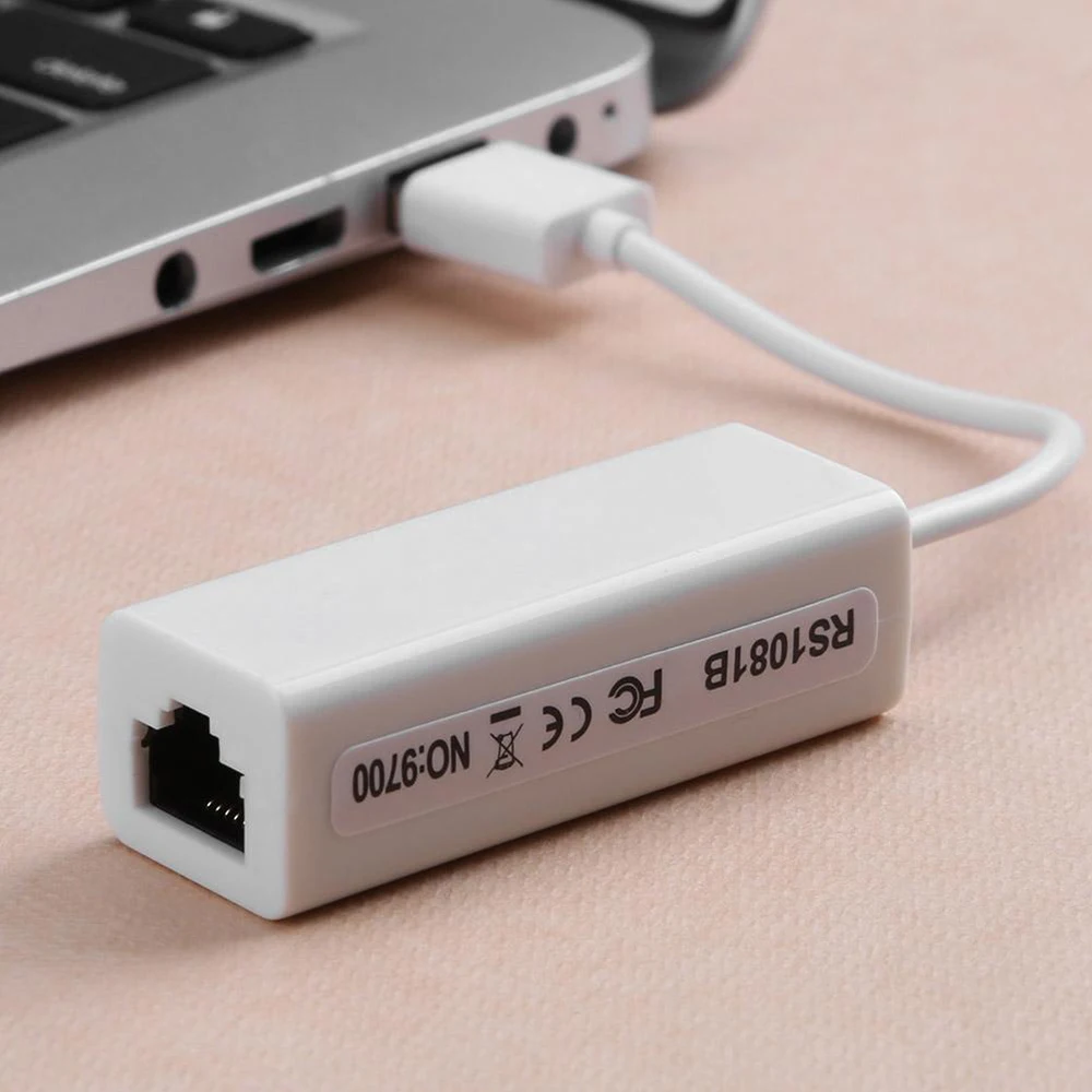 USB Ethernet адаптер USB 2,0 внешняя сетевая карта для RJ45 Lan Ethernet 10/100 адаптер Mbps Ключ для Windows 7 Mac HY