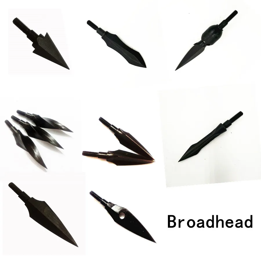 

Broadhead broadheads with a bow and arrow Archaize Alloy steel General hunting arrow tips Arrow Points Archery Hunting 6pack