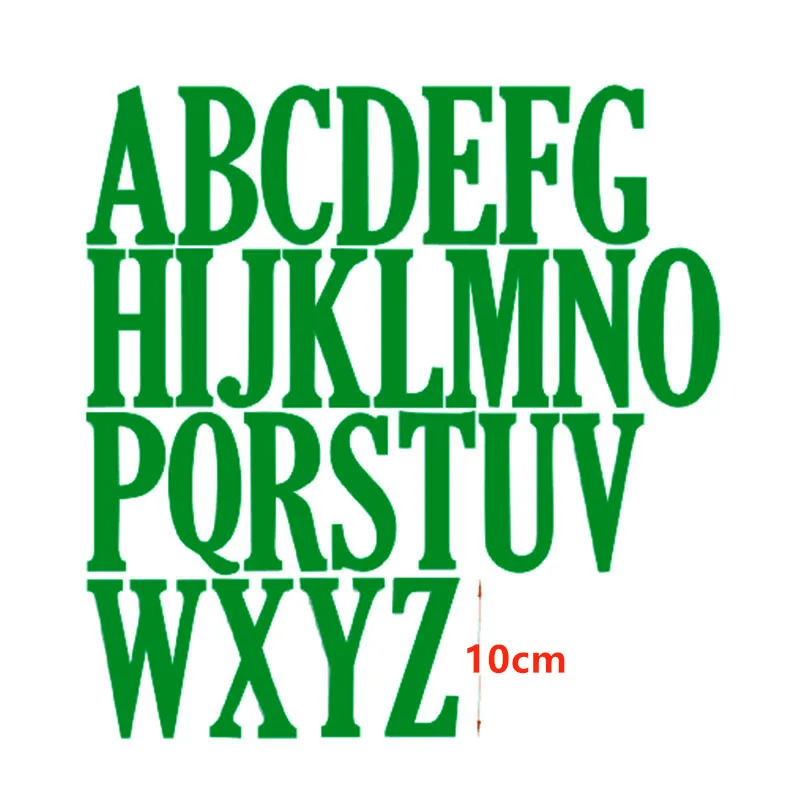 10cm ALPHABET A-Z Extra Large Metal Cutting Die Crafting Cards
