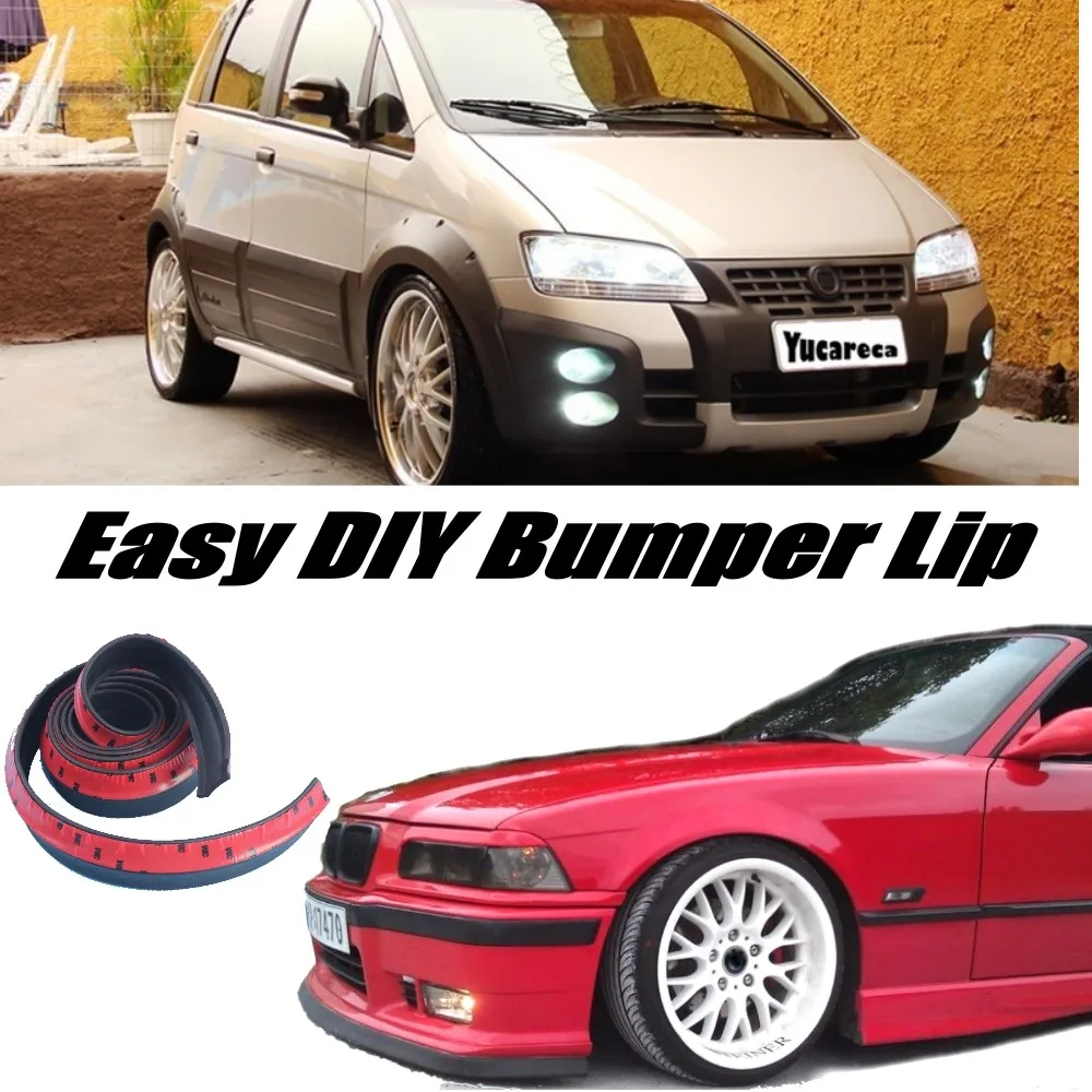 Bumper Diflector Splitter Lip Body Kit For Fiat Idea 2003~2016