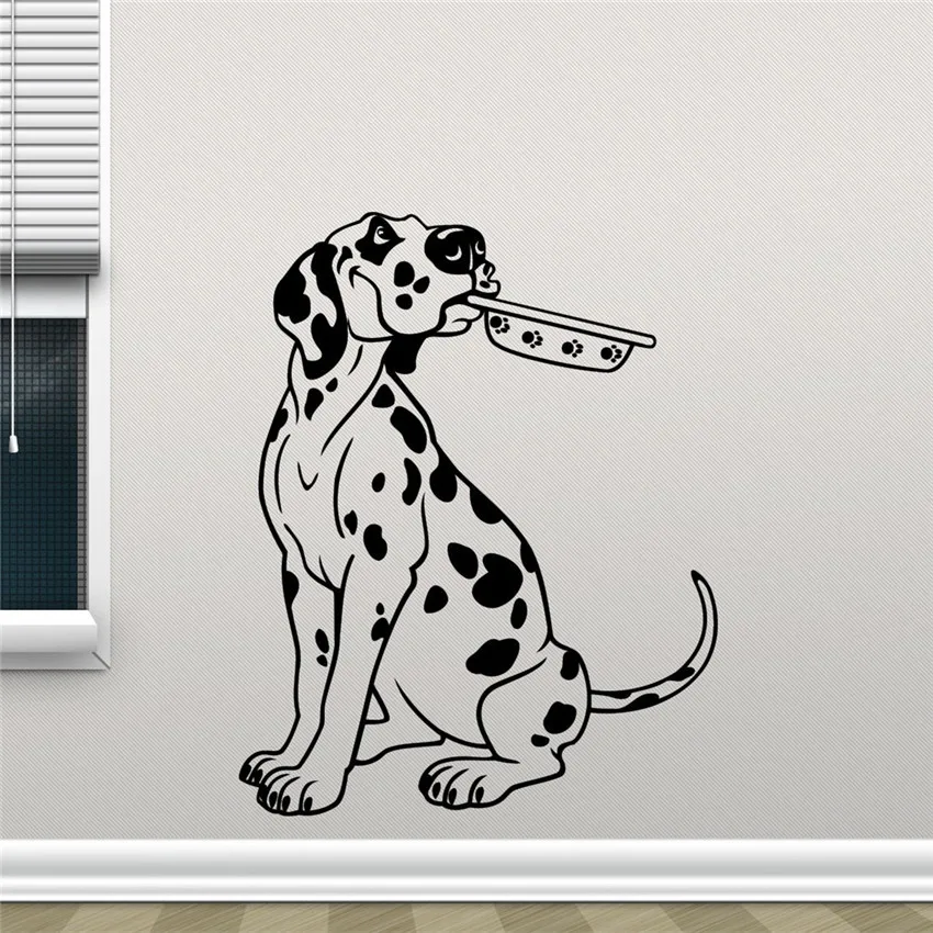 Dalmatian Wall Decal Spotty Dog Vinyl Sticker Pets Puppy Wall Art
