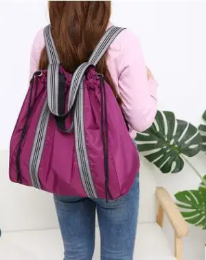 

2019 New Shoulder Portable Multi-purpose Tourist Bag Fitness Bag Large Capacity Suction Waterproof Oxford Bag for Men and Women