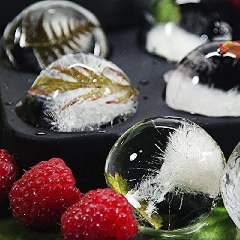 Ледяной поднос для льда силикона комбинированная форма шара круглая формочка для мороженого круглые Формочки многоразовые инструменты для кухни дома