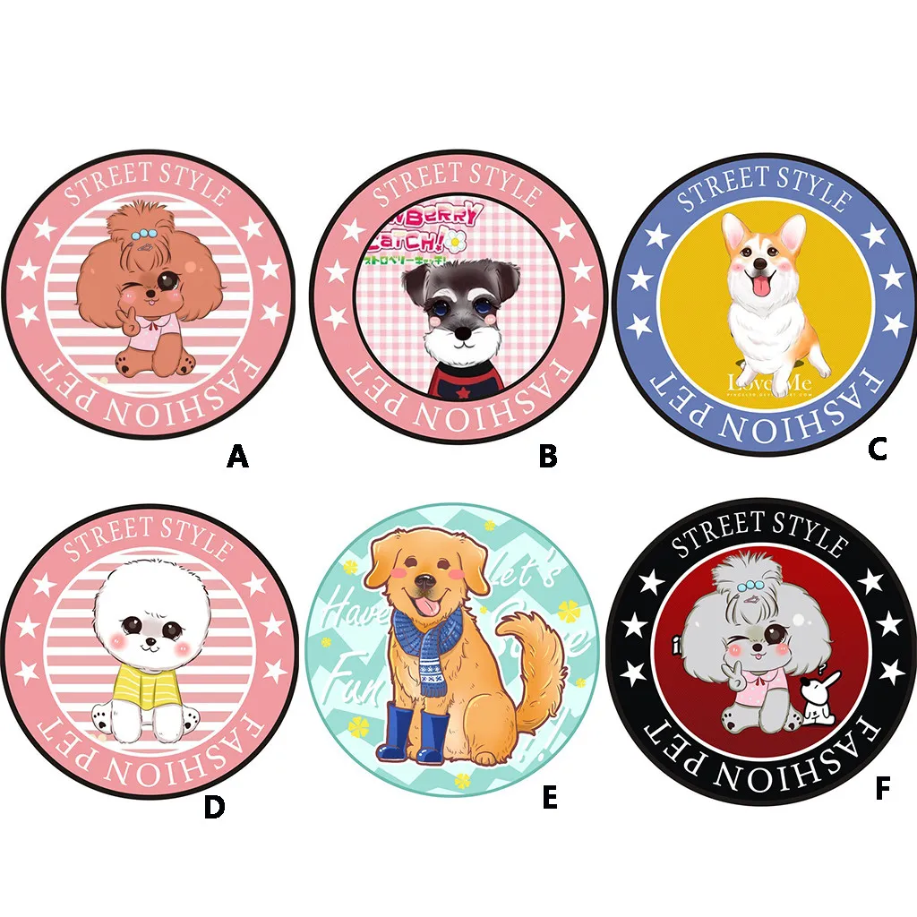 

Carpet For Living Room Modern Translucidus Pet Mat Printed Soft Fabric Round Floor Mat Carpet Room Area Bedroom Rug L529