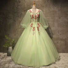 19 век зеленый розовый черный Civil War Southern Belle Платье Мари платье Антуанетты викторианские платья