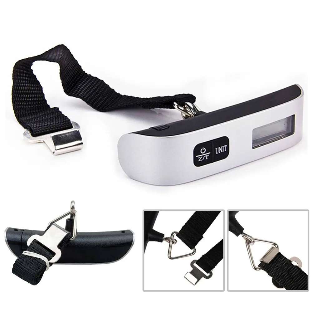 50kg Digital Travel Weighing Luggage Scales Handheld Electronic