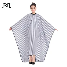 3 шт. полиэстер 2 цвета Салон обертывание фартук полоса Досуг Стиль Peri ткань водоотталкивающая накидка Парикмахерская помощник B1-NEW