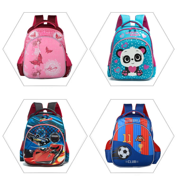 New Children School Bags Grade 1-3-5 Orthopedic Cartoon Laptop Backpacks Kids Large Capacity School Bags For Boys