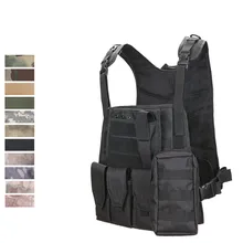 Камуфляж для охоты военный тактический жилет Wargame Body Molle Armor охотничий жилет CS наружное оборудование для джунглей