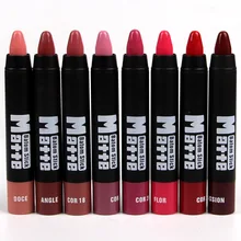 Miss Rose Brand Makeup Sexy Matte Lip Kit Women Lipstick Long Lasting Waterproof Red Matte Baton Lipstick Nude Lipstick Pencil