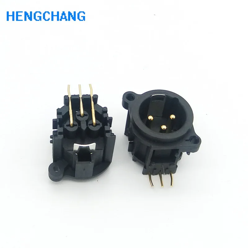 10 шт./лот 3Pin XLR гнездо шасси разъем Панель Крепление для аудио динамик