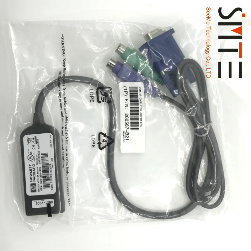 Новый и оригинальный 396632 001 IP KVM CAT5 PS/2 адаптер интерфейса/262588 b2|adapter interface|adapter 1/2adapter