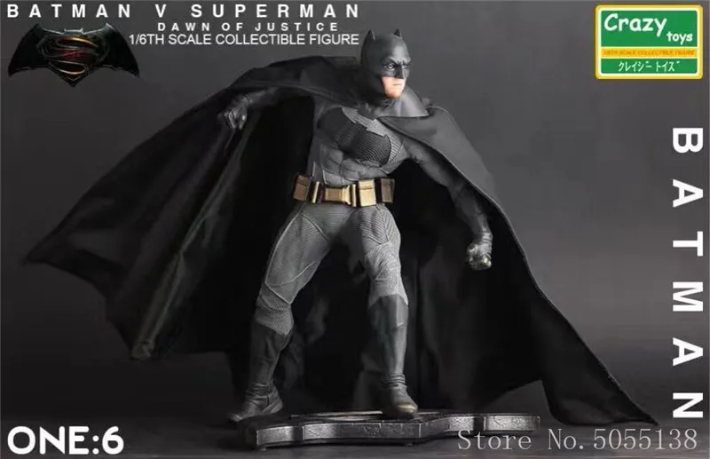 

Crazy Toys Batman V Superman Dawn of Justice Batman 1:6 Action Collectible Figure Toys 25cm