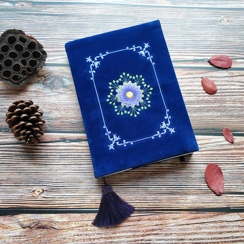 Original Embroidered Notebook A5 Cloth Embroidery Cover Account Book