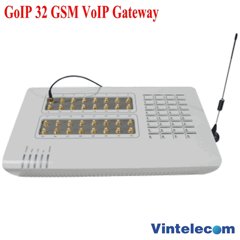 Горячая GoIP32 GSM VOIP шлюз с 32 sim-портами GoIP32 для IP PBX/OIP шлюз/Поддержка сыпучих SMS и DBL SIM банк-Горячая Распродажа