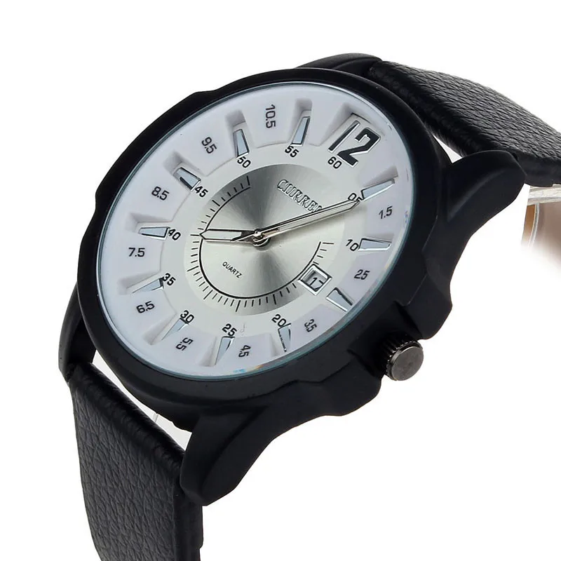 

New Men watch Luxury Brand Watches Quartz Clock Fashion Leather belts Watch Cheap Sports Quartz Date wristwatch relogio male