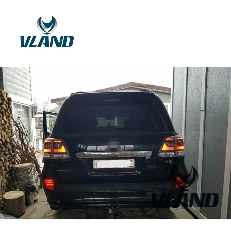 VLAND Factory для автомобиля задний фонарь для Land Cruiser светодиодный задний светильник 2008 2010 2012 Landcruiser FJ200 задний светильник дизайн