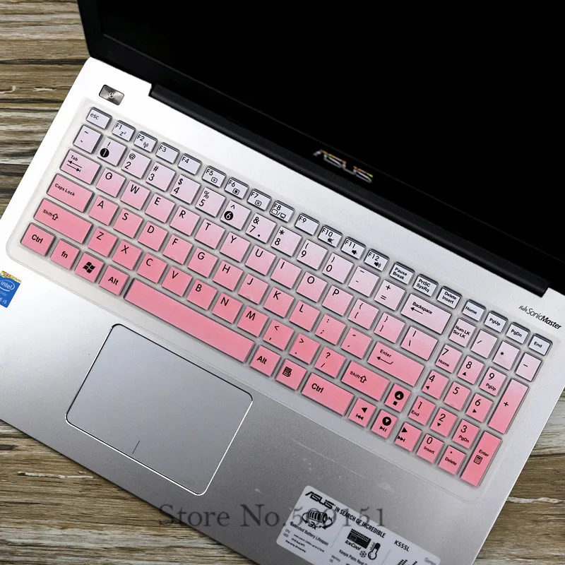 15,6 дюймовый ноутбук клавиатура Prorector Крышка для Asus k555L A555L A555 A550L F555L X555S X555L X550C R550V notobook чехол для клавиатуры