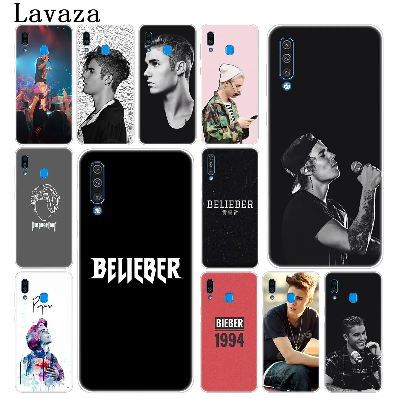 Lavaza Justin Bieber Hard Transparent Phone Case for Samsung Galaxy A70 A50 A40 A30 A10 M10 M20 M30 Cove
