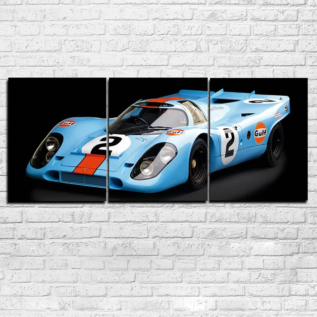 Canvas Posters Wall Art Framework 3 Pieces Super Racing ...