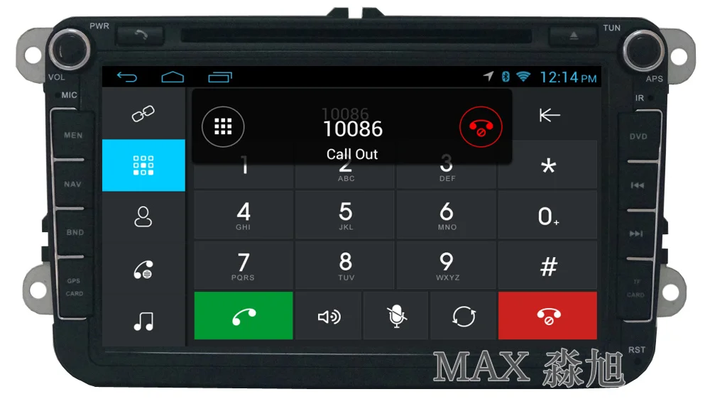 Discount MAX Android GPS Navigation System map Car DVD Player for VW/Volkswagen/POLO/PASSAT/Golf/ Jetta/Tiguan Skoda/Octavia with bt swc 1